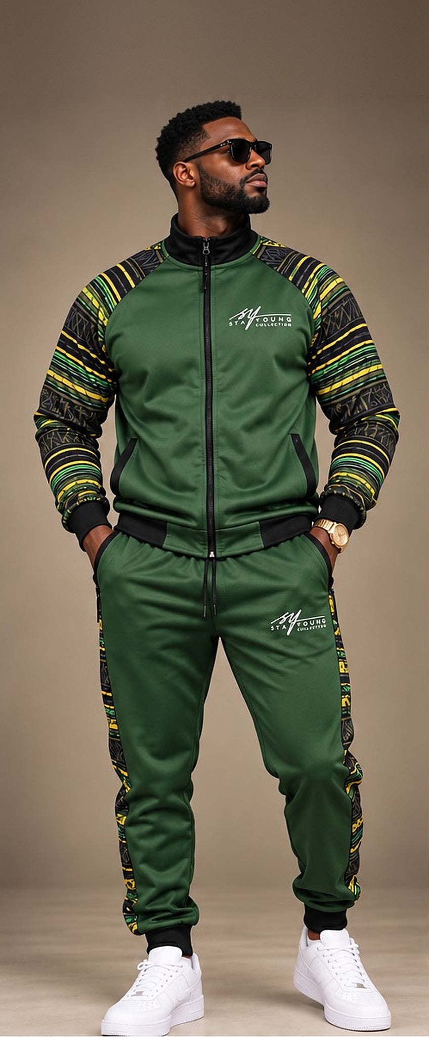 Forest Stripe Tracksuit