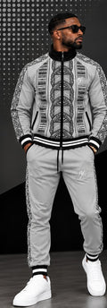 Graphite Geo Tracksuit