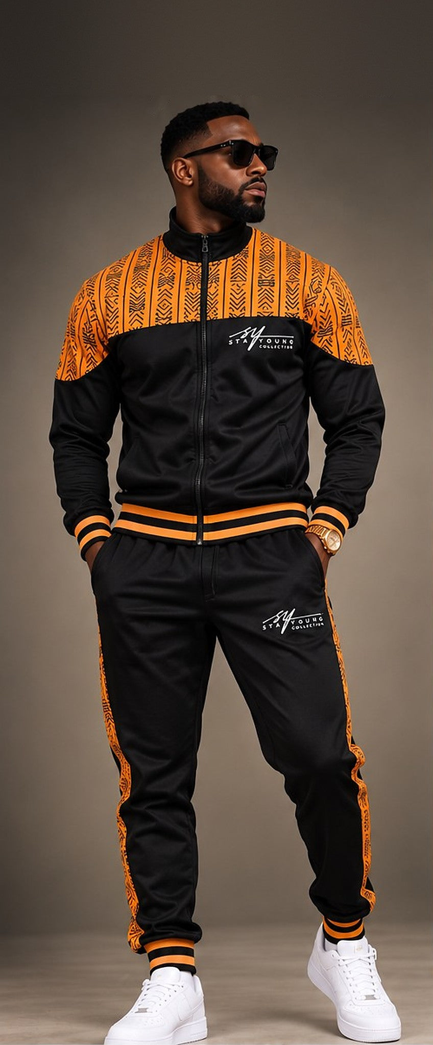 Saffron Noir Tracksuit