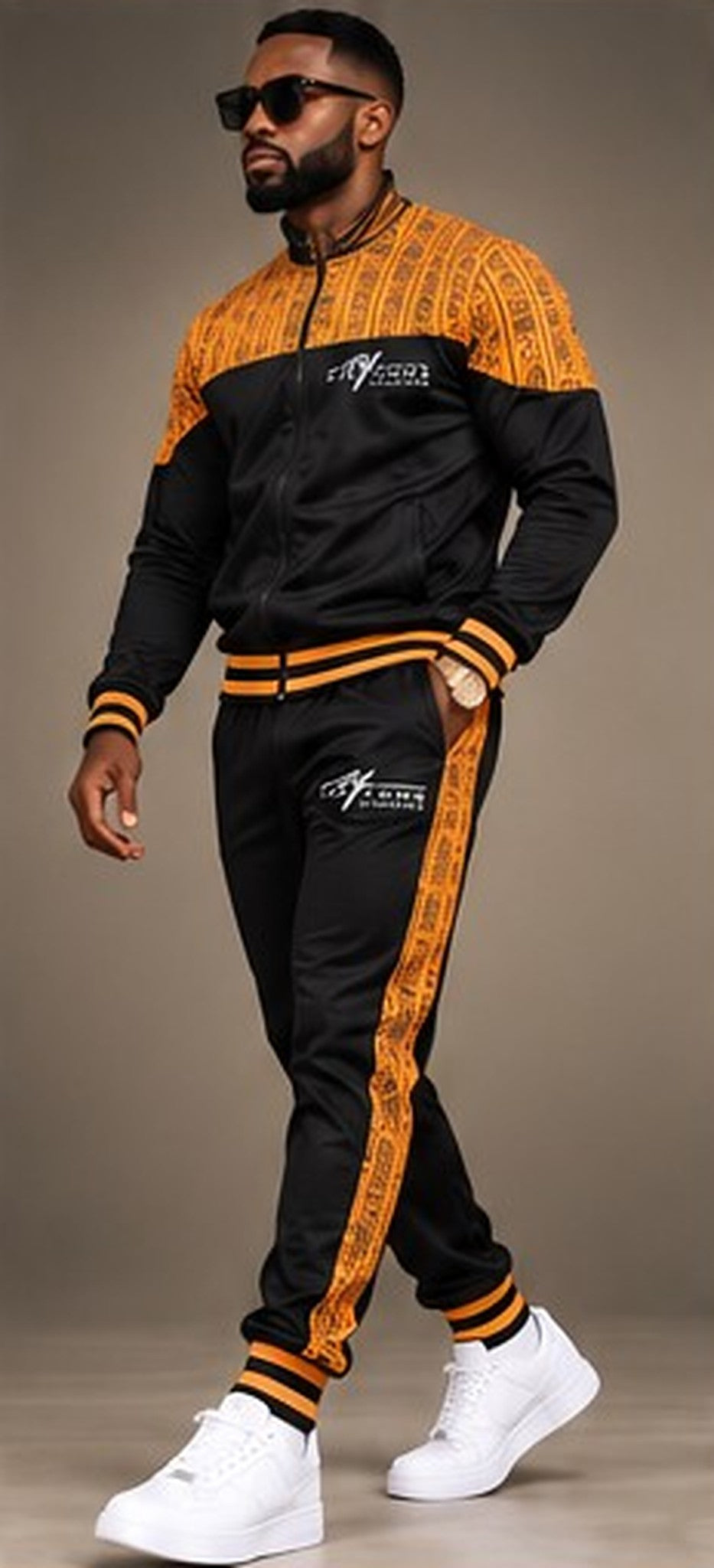 Saffron Noir Tracksuit