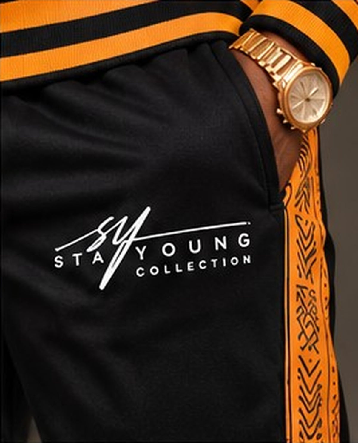 Saffron Noir Tracksuit